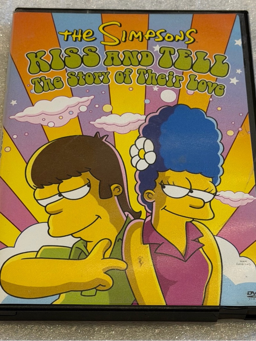 The Simpsons "Kiss and Tell: The Story of Their Love" Colorful Pop Art Print
